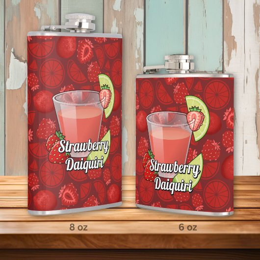 Flasques Daiquiri à la fraise