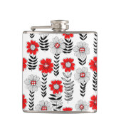 Flasques Daisy dooda en rouge et noir (Devant)
