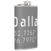 Flasques Dallas Latitude et Longitude (Droite)