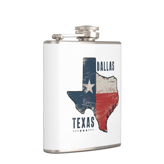 Flasques Dallas Texas State Map Indicateur (Droite)