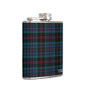 Flasques Daly Tartan Monogram Royal Blue Plaid (Droite)