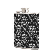 Flasques Damas noir et blanc (Gauche)