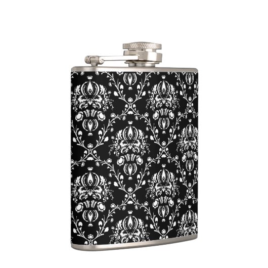 Flasques Damas noir et blanc (Droite)