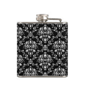 Flasques Damas noir et blanc (Dos)