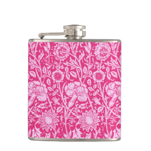 Flasques Damassé d'oeillet de Nouveau d'art, rose de