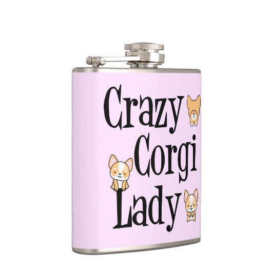 Flasques Dame Crazy Corgi (Droite)