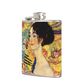 Flasques Dame Gustav Klimt avec ventilateur (Gauche)