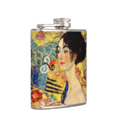 Flasques Dame Gustav Klimt avec ventilateur (Droite)
