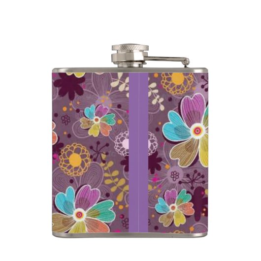 Flasques Dames florales (Dos)