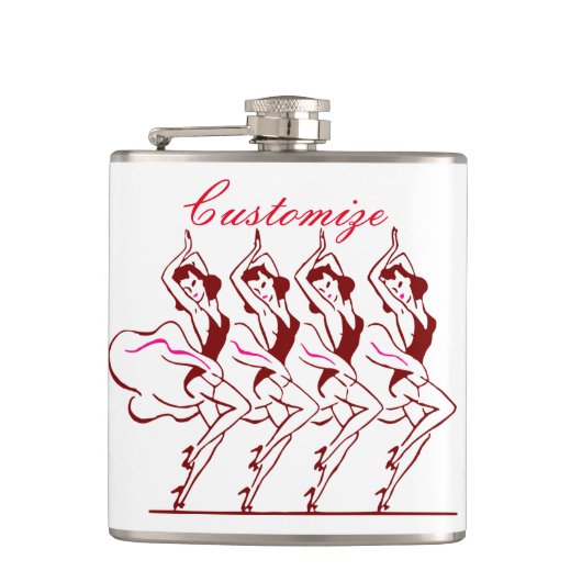 Flasques Dancing Girls Thunder_Cove (Devant)