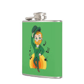 Flasques Dancing leprechaun, dessin animé de la Saint Patri (Gauche)