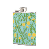 Flasques Dandelions, vert, jaune et bleu (Gauche)