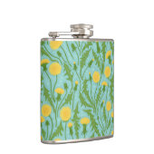 Flasques Dandelions, vert, jaune et bleu (Droite)