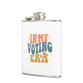 Flasques Dans Mon Ère De Vote Retro Wavy (Gauche)