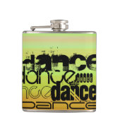 Flasques Danse ; Vert, orange et jaune vif (Devant)