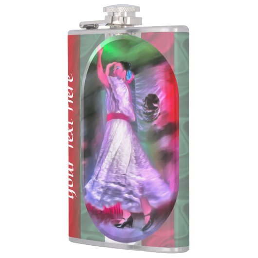 Flasques Danseuse mexicaine 0175 (Gauche)