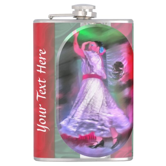 Flasques Danseuse mexicaine 0175 (Devant)