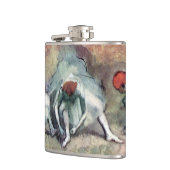 Flasques Danseuses lacant leurs chaussures par Edgar Degas (Gauche)