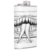 Flasques Dark Horror Illustration – Surreal Monster Chest  (Droite)