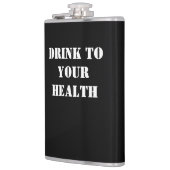 Flasques Dark Humor Flask by Skullnskin / J. H. Thornton (Gauche)
