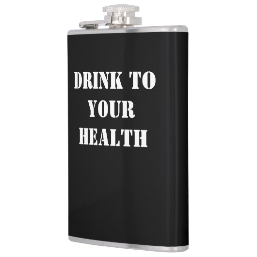 Flasques Dark Humor Flask by Skullnskin / J. H. Thornton (Gauche)