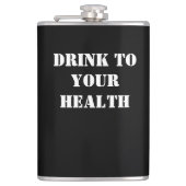 Flasques Dark Humor Flask by Skullnskin / J. H. Thornton (Devant)