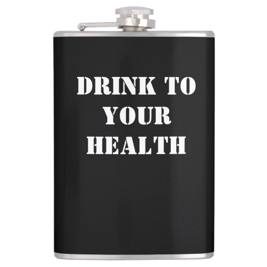 Flasques Dark Humor Flask by Skullnskin / J. H. Thornton (Devant)