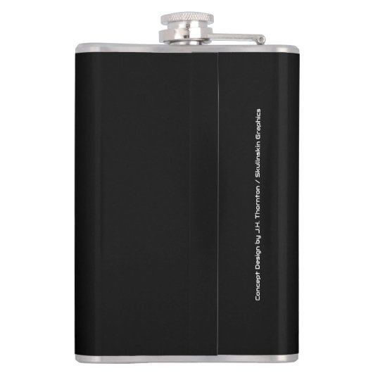 Flasques Dark Humor Flask by Skullnskin / J. H. Thornton (Dos)