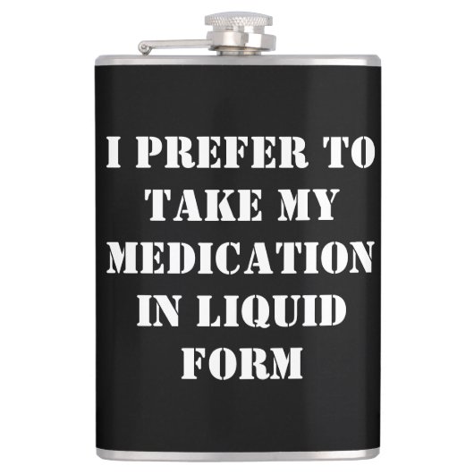 Flasques Dark Humor Flask by Skullnskin / J. H. Thornton (Devant)