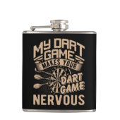 Flasques Dart Game Flex Vinyl Wrapped Flask 6 oz. (Devant)