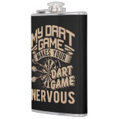 Flasques Dart Game Flex Vinyl Wrapped Flask 8 oz. (Gauche)