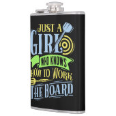 Flasques Dart Queen Vinyl Wrapped Flask 8 oz. (Gauche)