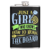 Flasques Dart Queen Vinyl Wrapped Flask 8 oz. (Devant)