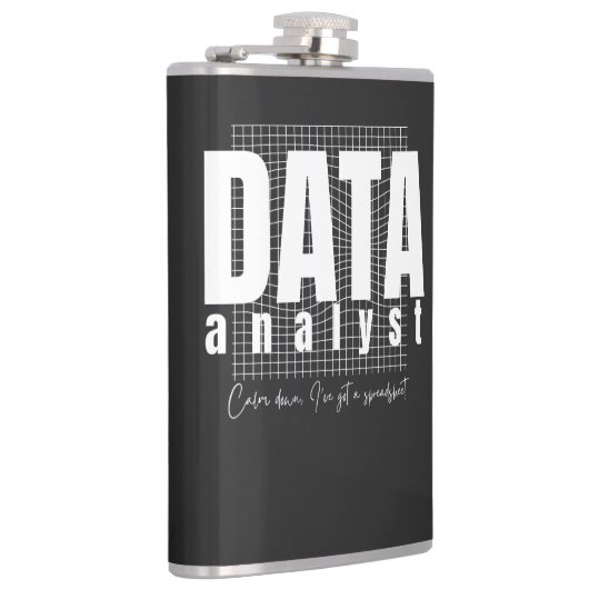 Flasques Data Analyst Design - J'ai une feuille de calcul (Droite)