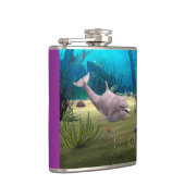 Flasques Dauphin souriant (Droite)