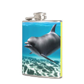 Flasques Dauphin souriant (Gauche)