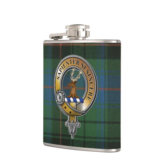 Flasques Davidson Tartan & Badge (Gauche)