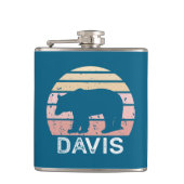 Flasques Davis West Virginia Retro Bear (Devant)