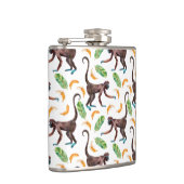 Flasques De doux singes qui jonglent avec des bananes (Droite)