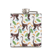 Flasques De doux singes qui jonglent avec des bananes (Dos)