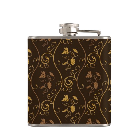 Flasques Décor de raisins (Dos)