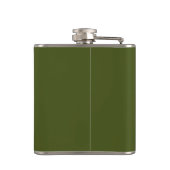 Flasques Décor vert Olive Customiser facilement (Dos)