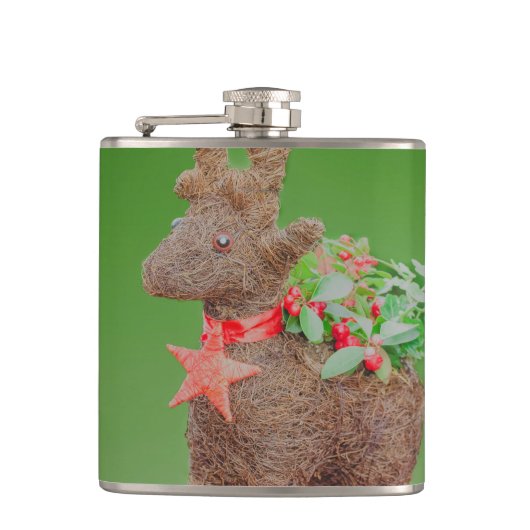 Flasques Décoration de Noël de renne (Devant)