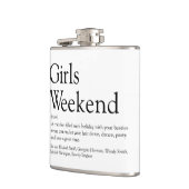 Flasques Définition de week-end entre filles personnalisée (Gauche)