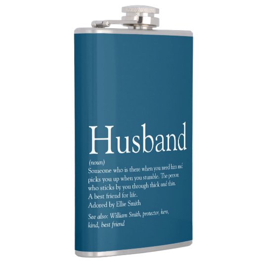 Flasques Définition du mari dire Cool moderne bleu (Droite)