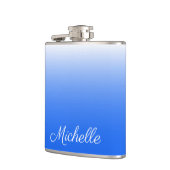 Flasques dégradé personnalisé ombre électrique bleu (Gauche)