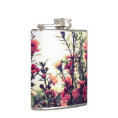 Flasques Delicate Pink Wild Flower Meadow Photo (Droite)