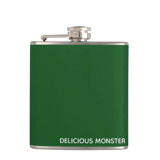 Flasques Delicious Monster green color name (Devant)