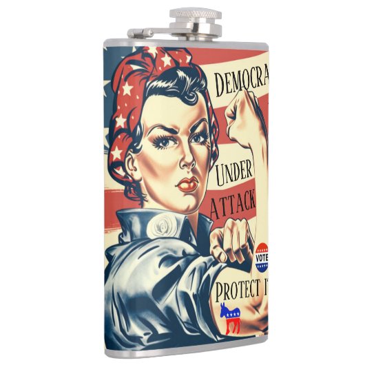 Flasques Démocratie / Protéger sa fiole (Droite)