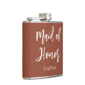 Flasques Demoiselle d'honneur Terre cuite Marron Demoiselle (Droite)